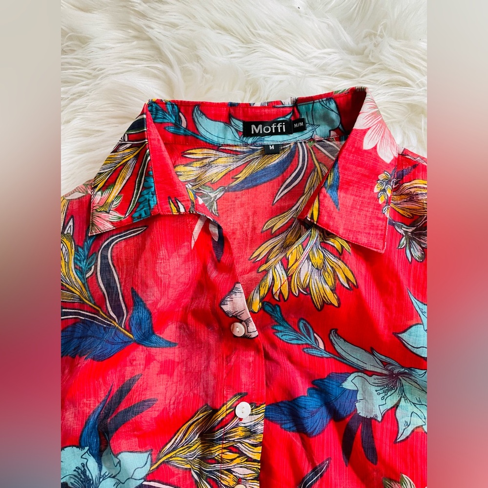 Vibrant floral blouse - Picture 2 of 6